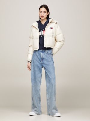 Jackets Tommy Jeans Alaska Cropped Puffer Jacket Black