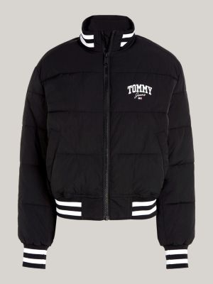 Tommy hilfiger best sale varsity puffer jacket