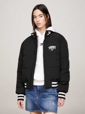 Tommy hilfiger sale varsity puffer jacket