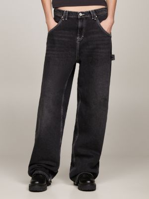 Daisy Low Rise Baggy Black Jeans | DENIM | Tommy Hilfiger