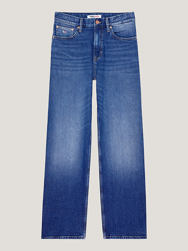 denim obszerne jeansy betsy ze średnim stanem dla kobiety - tommy jeans