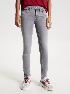 Zip store skinny jeans