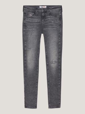 Ultra Stretch Skinny-Fit Distressed Jeans