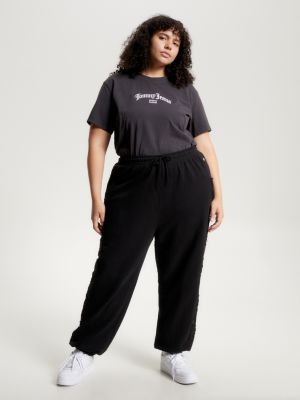 Women's plus size black hot sale joggers