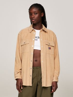 Tommy hilfiger heather corduroy hot sale shirt