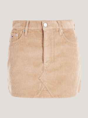 Beige 2024 corduroy skirt