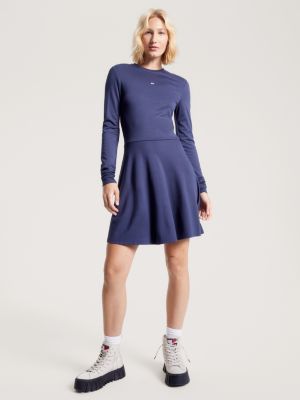 flare for Tommy Fit women dresses Hilfiger SI & |