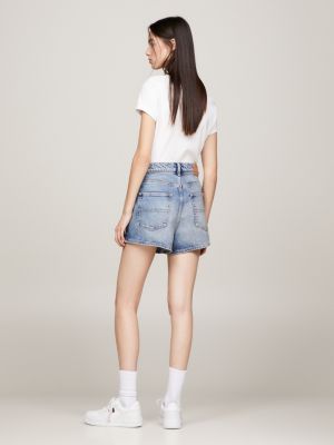 Mom Fit Denim Skort, Denim