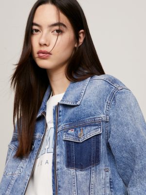 Izzie Zip-Thru Denim Jacket