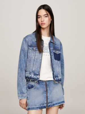 Veste en jean discount femme tommy hilfiger