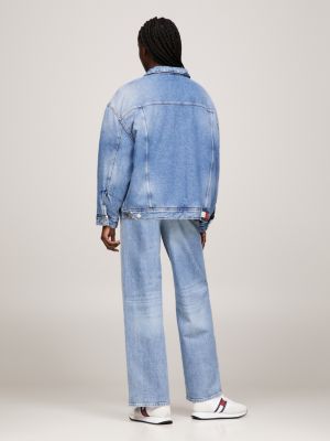 Daisy Oversized Padded Denim Jacket | Denim | Tommy Hilfiger