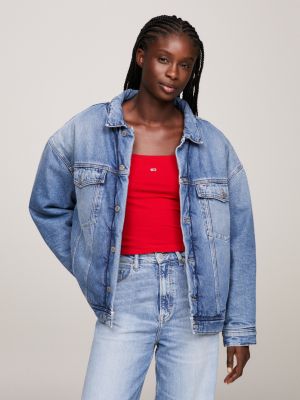 Veste en jean discount tommy jeans femme