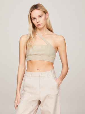 Tommy Hilfiger Women's Bandeau Tube Top with Classic Tommy Jeans Color  Block and Logo, Confetti, Small : : Clothing & Accessories