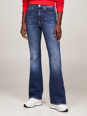 Axels Premium Denim Tommy Flare Jeans In Anthracite