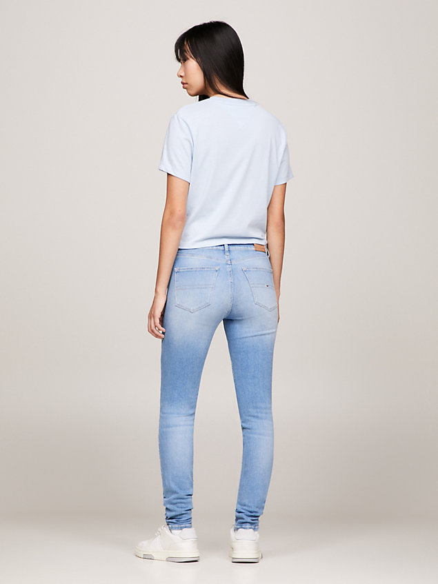 denim nora mid rise skinny faded jeans for women tommy jeans