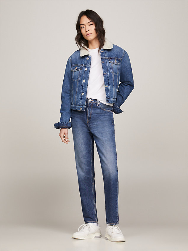 denim archive izzie high rise slim ankle jeans for women tommy jeans