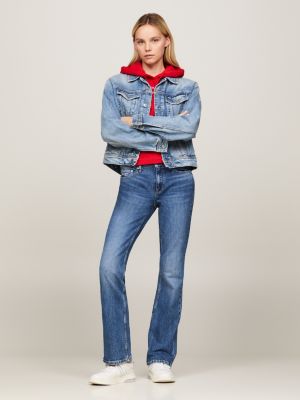 Maddie Mid Rise Bootcut Hilfiger Tommy Jeans | Faded | Denim