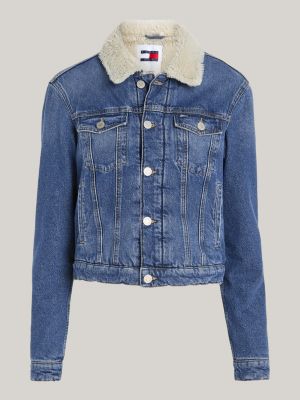 Chaqueta vaquera Izzie con tejido de peluche Denim Tommy Hilfiger