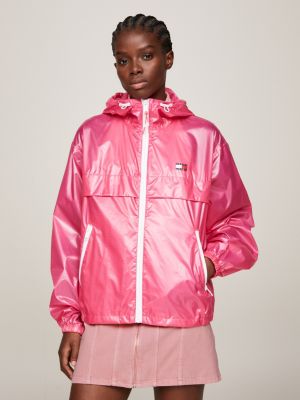  Twitch Colorblock Windbreaker Jacket - Pink X-Small