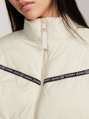 Lightweight Puffer Jacket Beige Tommy Hilfiger