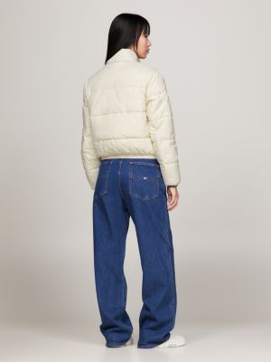 Lightweight Puffer Jacket Beige Tommy Hilfiger