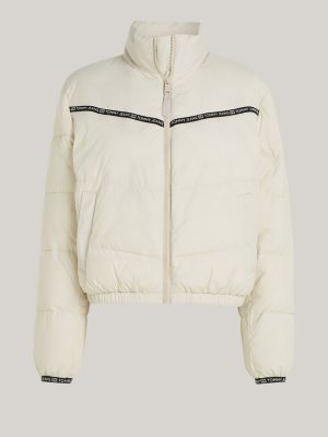 Lightweight Puffer Jacket Beige Tommy Hilfiger