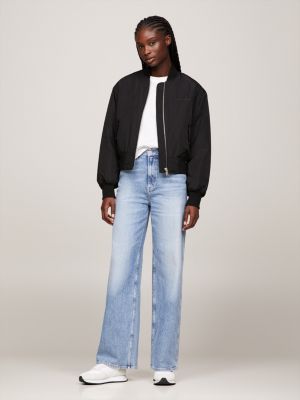 Tommy jeans deals ribbed bomber jacket