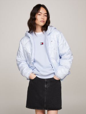 Hooded Alaska Puffer Jacket | Blue | Tommy Hilfiger