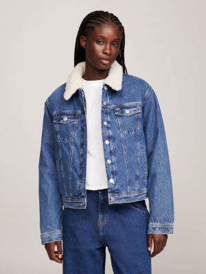 Ladies tommy hilfiger denim on sale jacket