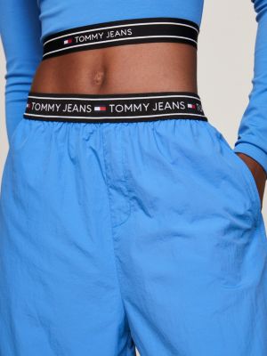 Repeat Logo Waistband Baggy Fit Joggers | Blue | Tommy Hilfiger
