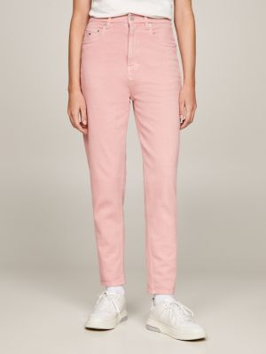 Tommy Jeans TOMMY X SMILEY® HARPER PANT - Relaxed fit jeans - doll pink/pink  