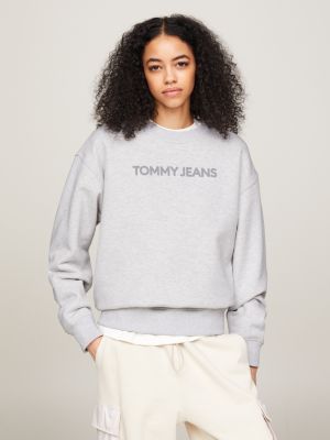 TOMMY HILFIGER - Women's relaxed summer sweatshirt with bold logo