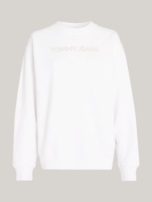 TOMMY HILFIGER - Women's relaxed summer sweatshirt with bold logo