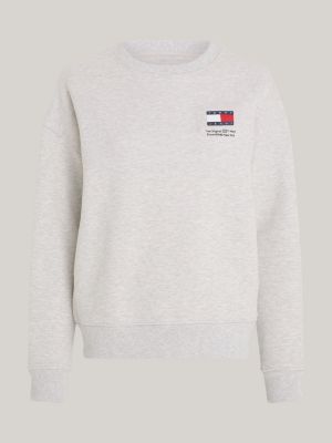 Grey tommy 2024 jeans sweatshirt