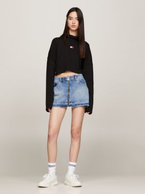 Cropped discount turtleneck sweatshirt