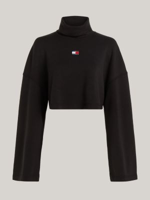 Long sleeve clearance cropped turtleneck