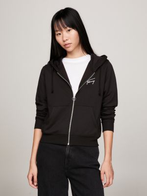 Womens tommy hilfiger zip best sale up hoodie