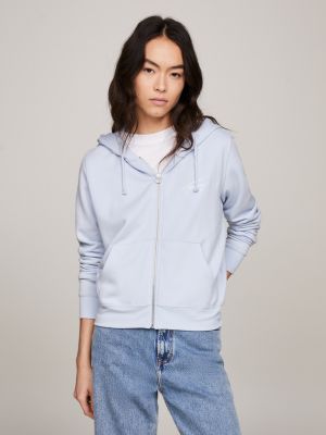  Tommy Hilfiger Sudadera casual con capucha Zipup para mujer :  Ropa, Zapatos y Joyería