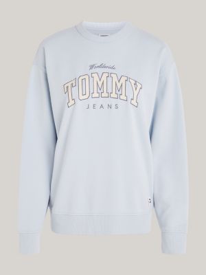 Varsity Logo Relaxed Fit Sweatshirt | Blue | Tommy Hilfiger