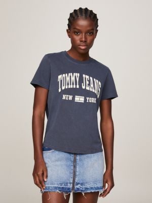 Tommy Jeans logo-print Cotton T-shirt - Farfetch