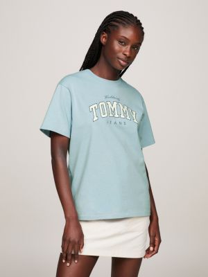 Tommy Jeans relaxed fit modern prep back logo T-shirt in white