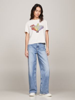 Tommy hot sale jeans rainbow