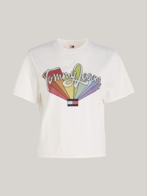 Tommy hilfiger shop t shirt rainbow