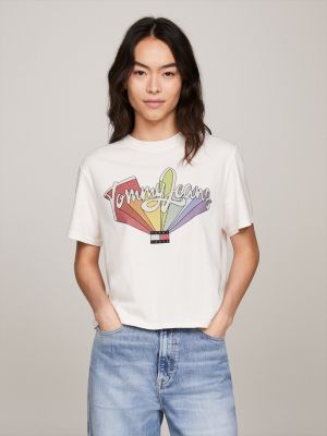 Tommy hilfiger t clearance shirt rainbow