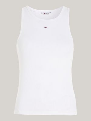 TOMMY HILFIGER Tommy Hilfeger Womens Racerback Sleeveless T-Shirt