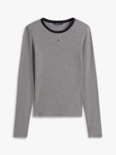 Flag Embroidery Slim Long Sleeve T-Shirt — Black 5