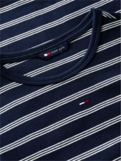 Flag Embroidery Slim Long Sleeve T-Shirt — Blue 6