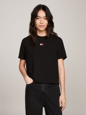 Tommy Badge Boxy Fit Rundhals T Shirt