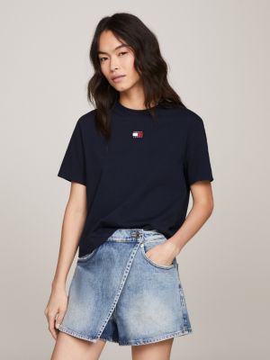 Essential Logo Slim Fit T-Shirt | Blue | Tommy Hilfiger