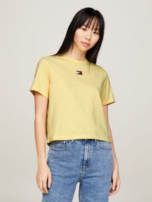 Tommy jeans shop yellow top